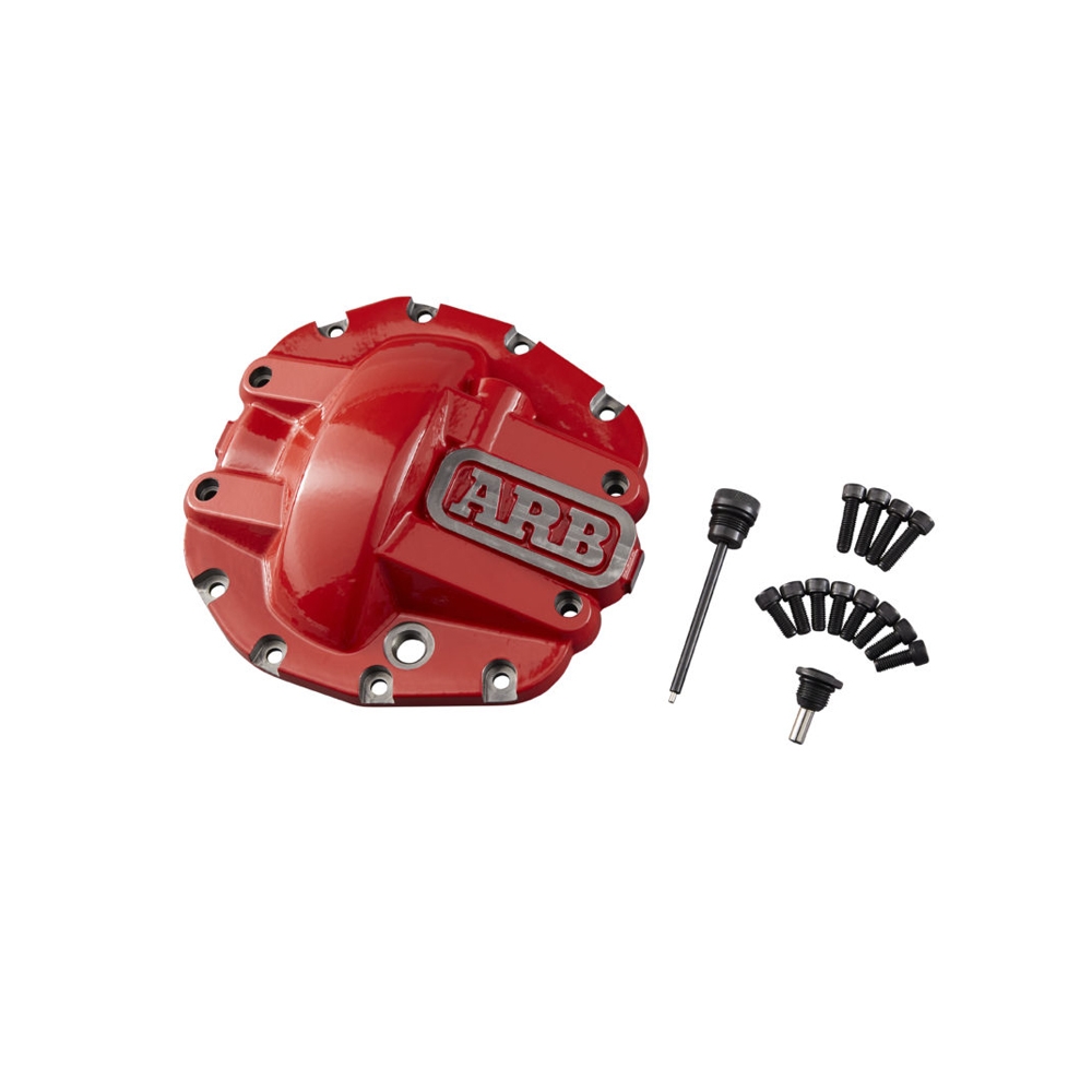 Arb Rear M200 Differential Cover, Red | 2018-2020 Jeep Wrangler JL & Wrangler JL Unlimited,