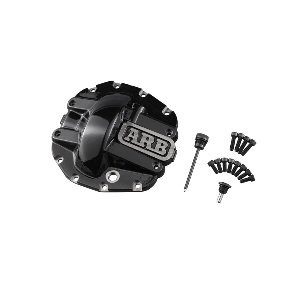 Arb Rear M200 Differential Cover, Black | 2018-2020 Jeep Wrangler JL & Wrangler JL Unlimited,