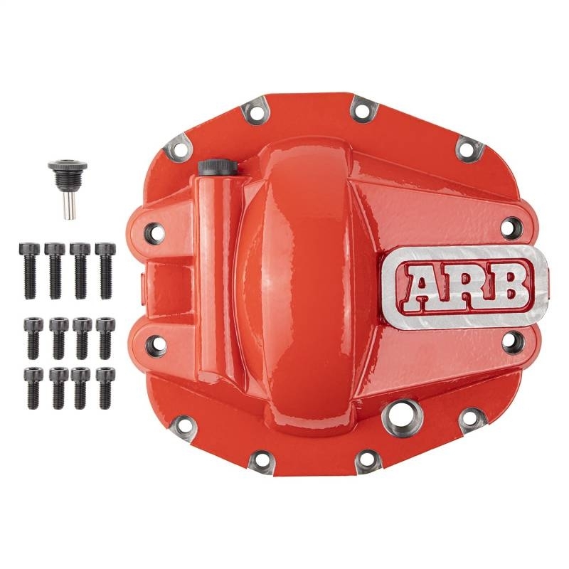 Arb Front M210 Differential Cover, Red | 2018-2020 Jeep Wrangler JL & Wrangler JL Unlimited,