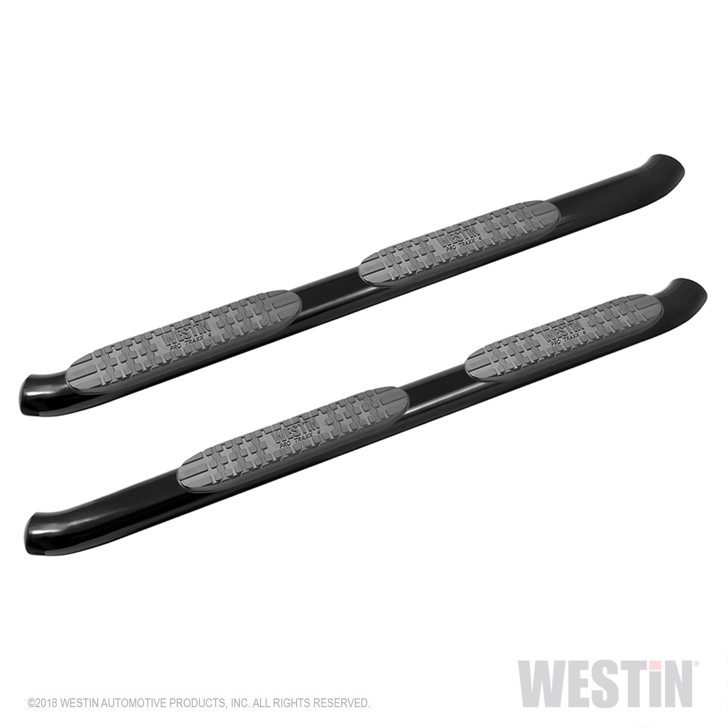 Westin Pro Traxx 4 Oval Nerf Step Bars, Textured Black Finish, Rocker Mount, Incl. Mount Kit And Westin Pro Traxx 4 Oval Nerf Step Bars, Textured Black Finish, Rocker Mount, Incl. Mount Kit And