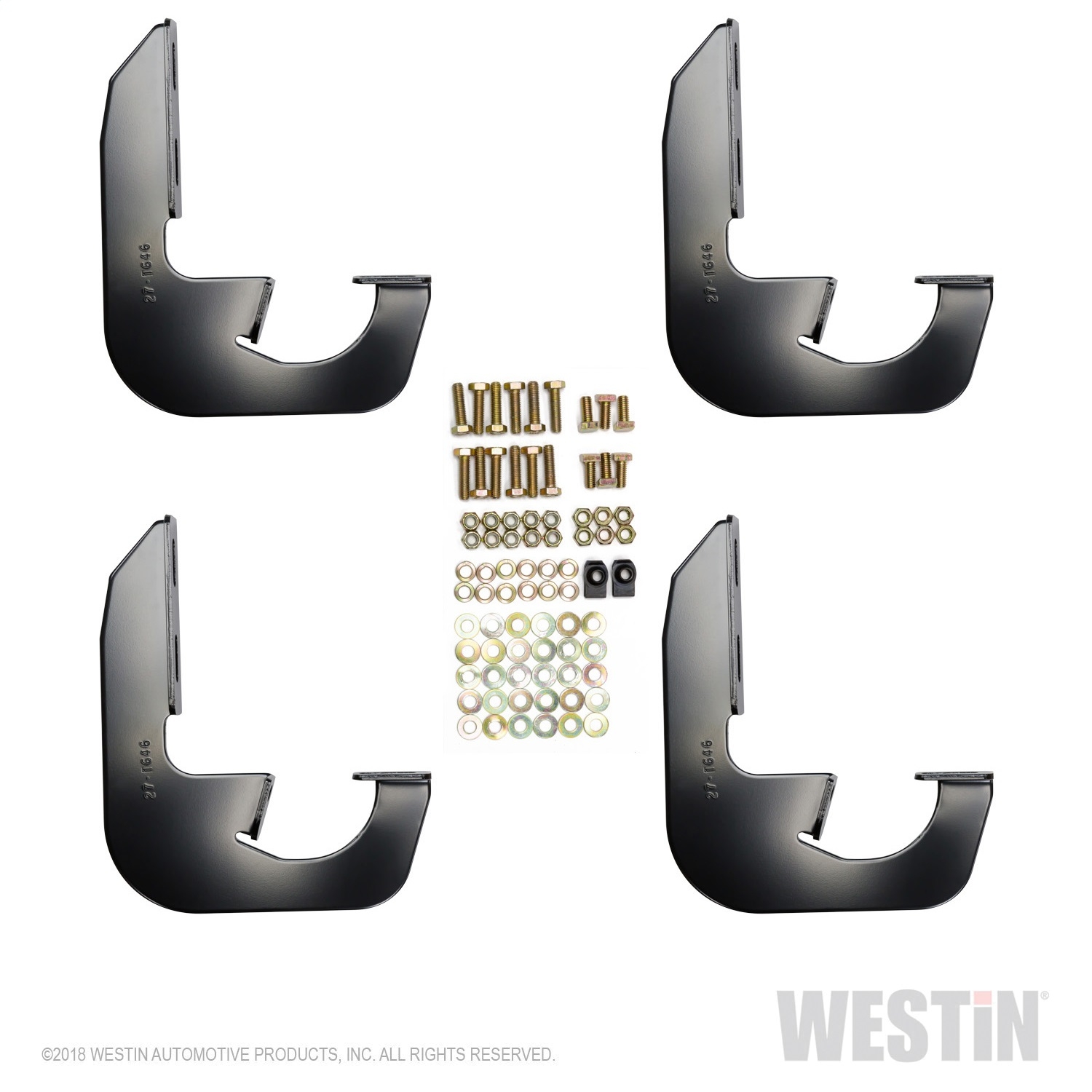 Westin Running Board Mount Kit, Black Finish, BCTC-27-1785 Westin Running Board Mount Kit, Black Finish, BCTC-27-1785