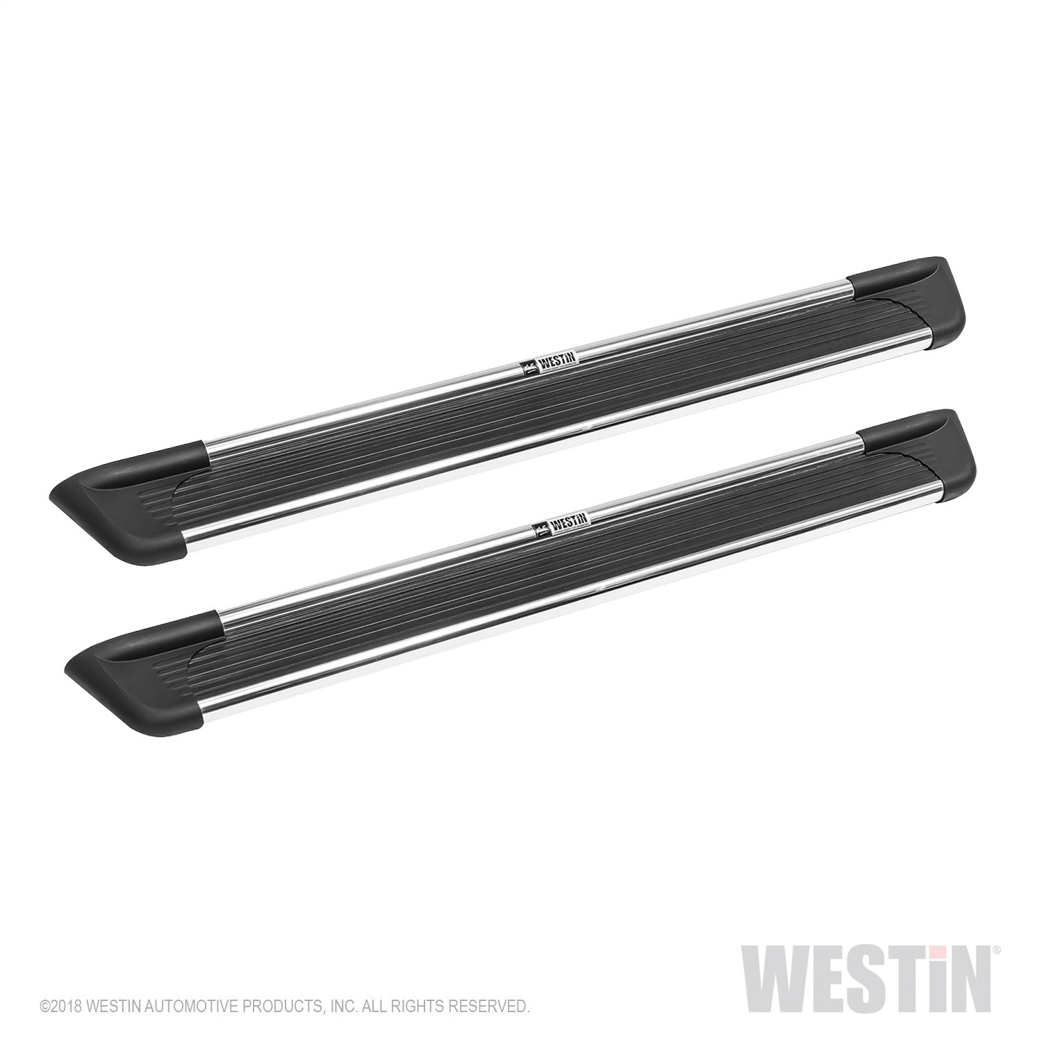 Westin Sure-Grip Running Boards, Brushed Aluminum, 69 In. Length, Does Not Include Mount Kit,