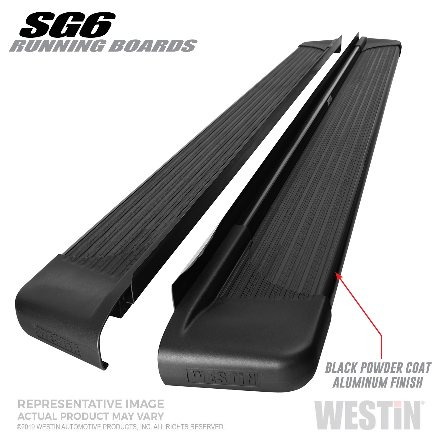 Westin Sg6 Running Boards, Black Aluminum, 68.40 In. Length, Does Not Include Mount Kit, Vehicle Westin Sg6 Running Boards, Black Aluminum, 68.40 In. Length, Does Not Include Mount Kit, Vehicle