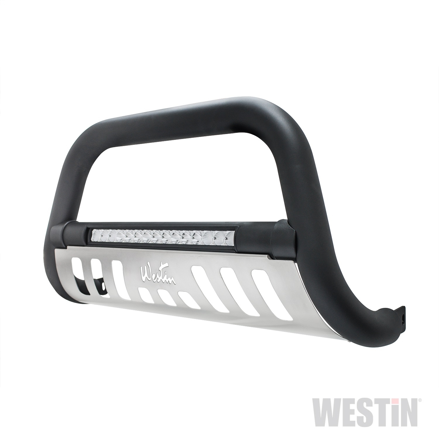 Westin Ultimate Led Bull Bar, Textured Black, Diameter 3In., Power Output 45W, Beam Type Combo, 215 Westin Ultimate Led Bull Bar, Textured Black, Diameter 3In., Power Output 45W, Beam Type Combo, 215