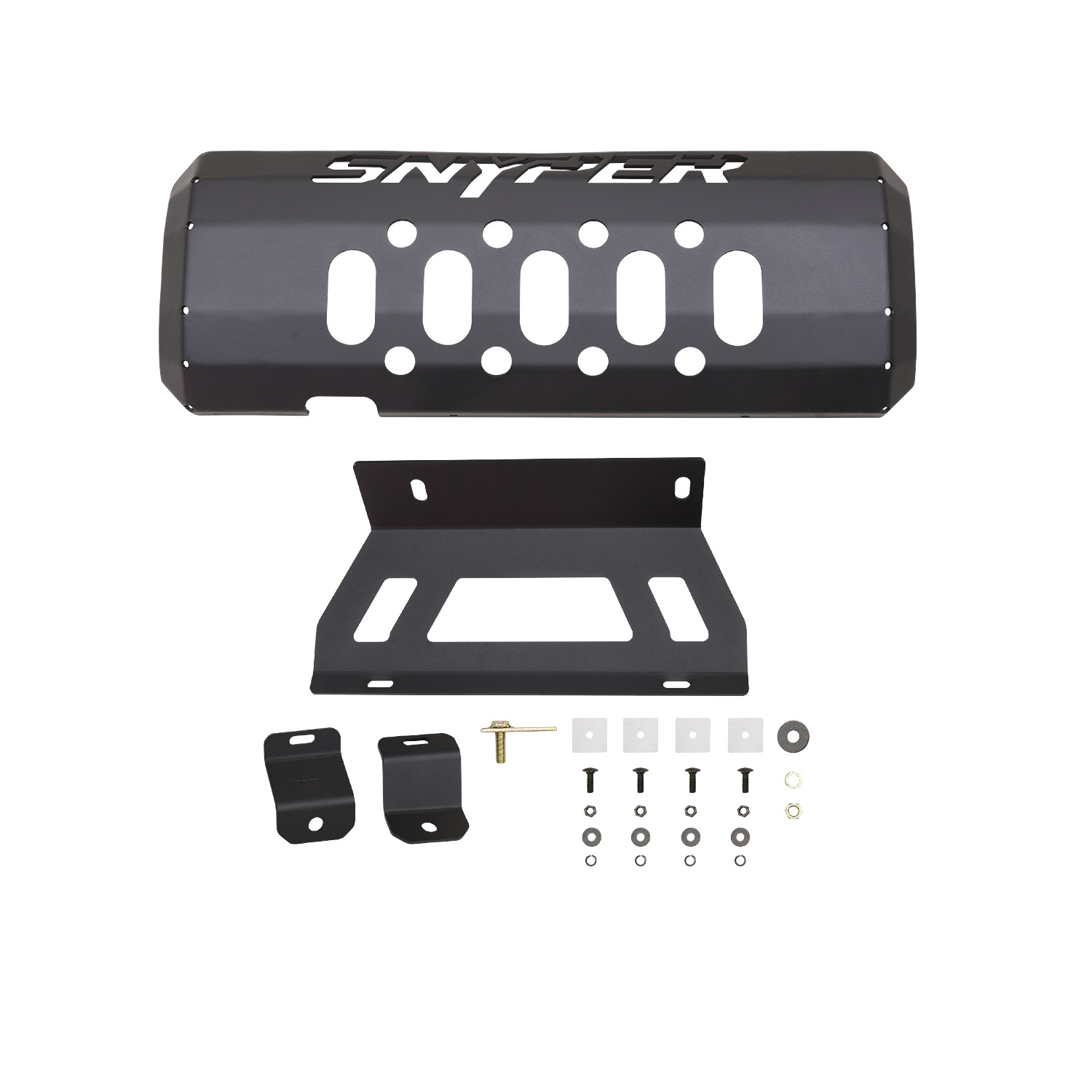 Jeep Westin Muffler Skid Plate, Textured Black Finish, BCTC-42-21045 Jeep Westin Muffler Skid Plate, Textured Black Finish, BCTC-42-21045