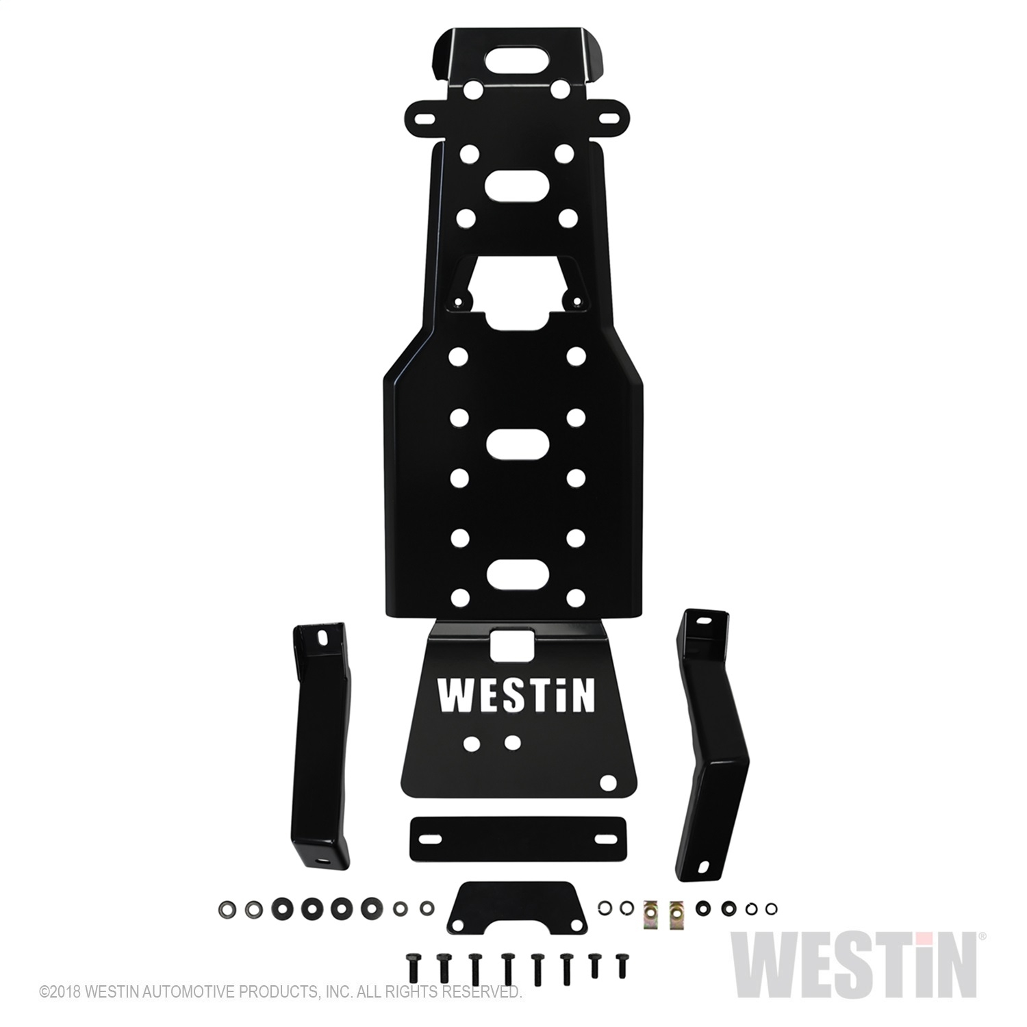 Jeep Westin Transmission Pan Skid Plate, Textured Black, BCTC-42-21125 Jeep Westin Transmission Pan Skid Plate, Textured Black, BCTC-42-21125