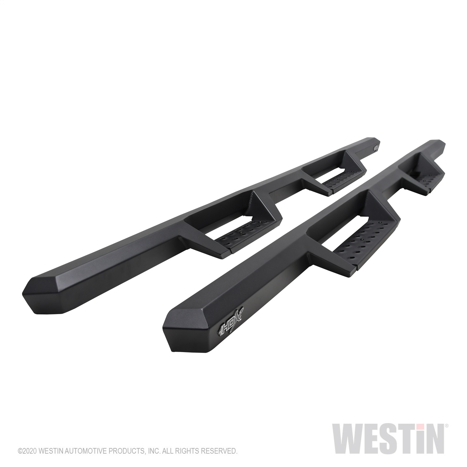 Westin Hdx Drop Nerf Step Bars, Textured Black, Steel, BCTC-56-14165 Westin Hdx Drop Nerf Step Bars, Textured Black, Steel, BCTC-56-14165