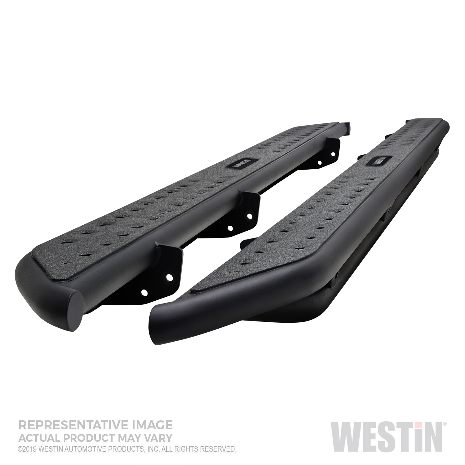 Westin Outlaw Nerf Step Bars, Textured Black, Steel, BCTC-58-54165