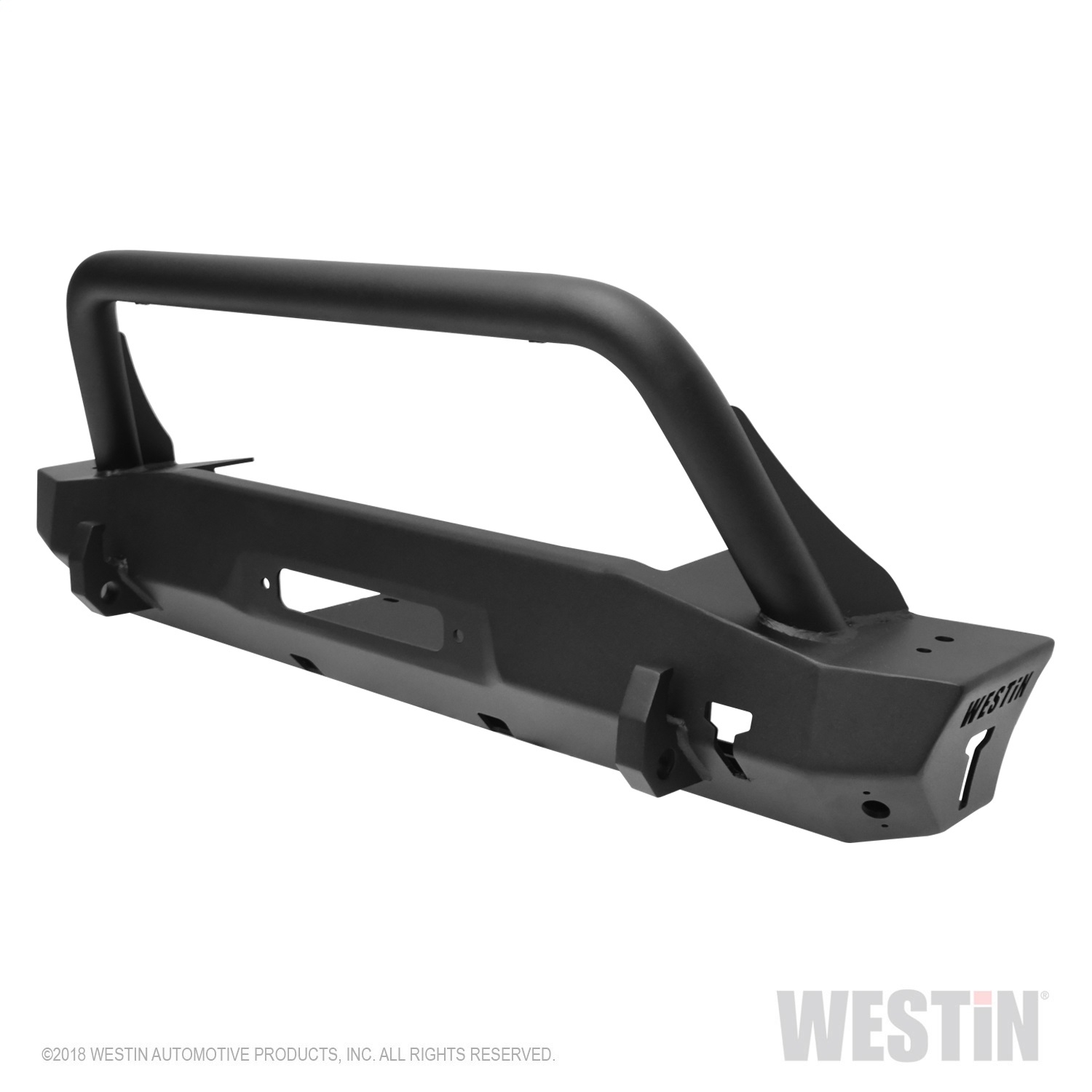 Westin Wj2 Stubby Front Bumper W/bull Bar, Wrangler Jl, Gladiator Jt, Steel, Textured Black, Incl. Westin Wj2 Stubby Front Bumper W/bull Bar, Wrangler Jl, Gladiator Jt, Steel, Textured Black, Incl.