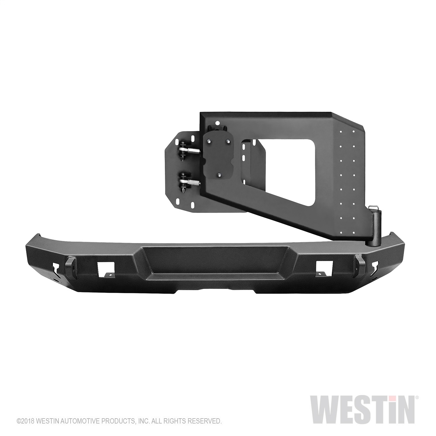 Westin Wj2 Rear Bumper, & Tire Carrier, Wrangler Jk, Steel, Textured Black, BCTC-59-82015 Westin Wj2 Rear Bumper, & Tire Carrier, Wrangler Jk, Steel, Textured Black, BCTC-59-82015
