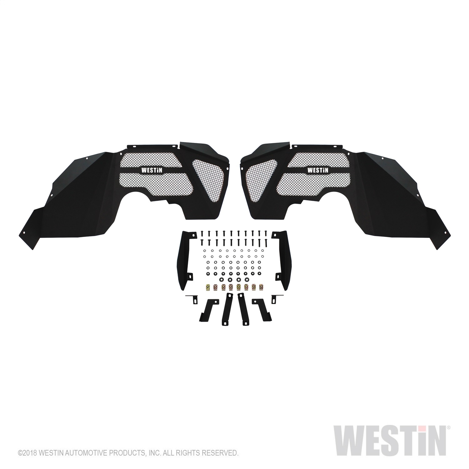 Westin Inner Fenders, Front, Pair, Steel W/textured Black Finish, BCTC-62-11005 Westin Inner Fenders, Front, Pair, Steel W/textured Black Finish, BCTC-62-11005