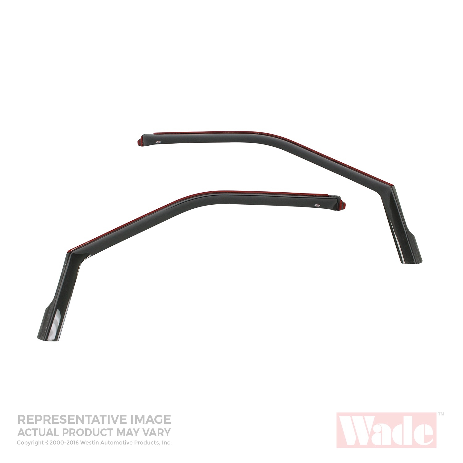 Westin In-Channel Wind Deflector, Front, 2 Pc., Smoke, BCTC-72-51465 Westin In-Channel Wind Deflector, Front, 2 Pc., Smoke, BCTC-72-51465