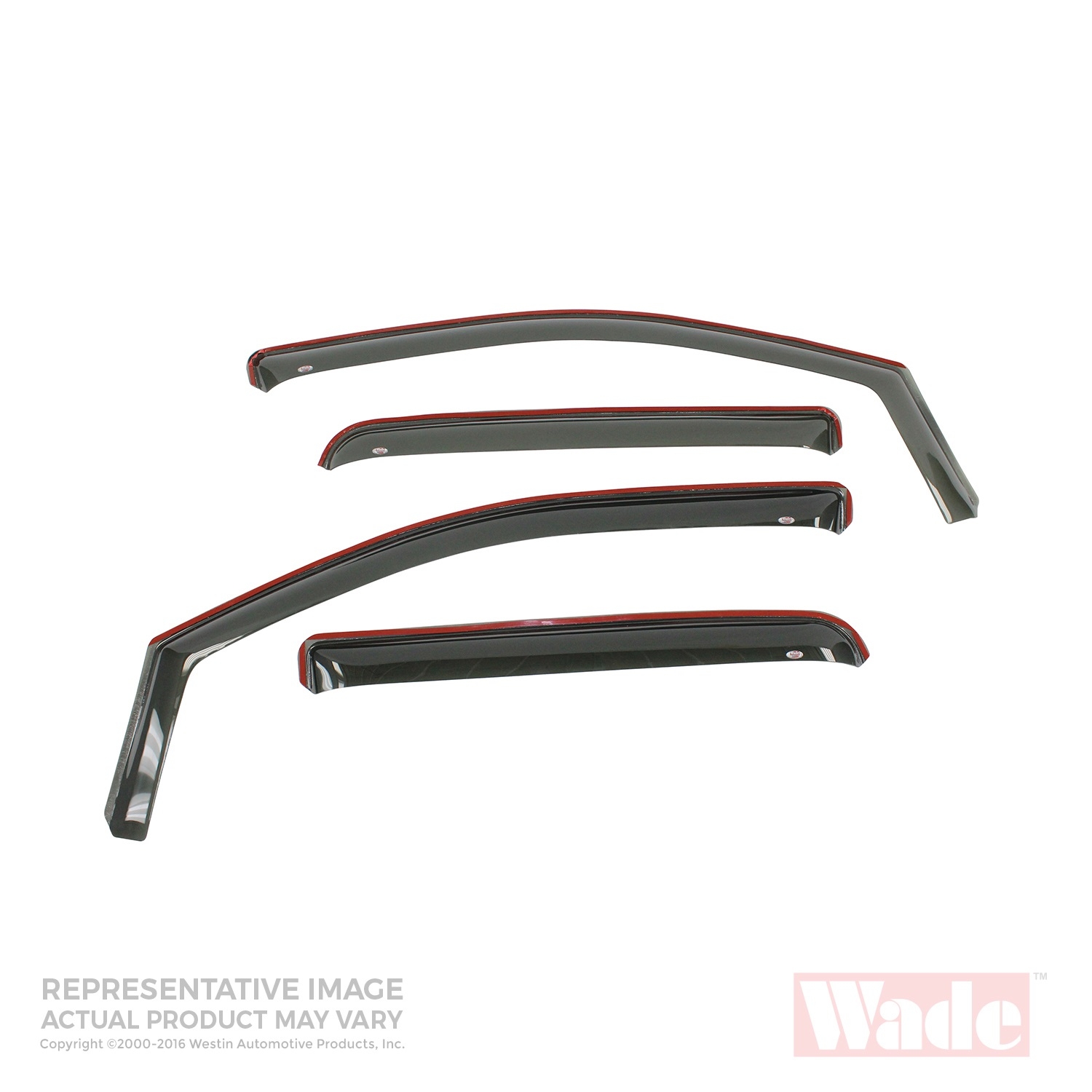 Westin In-Channel Wind Deflector, 4 Pc., Smoke, BCTC-72-51489 Westin In-Channel Wind Deflector, 4 Pc., Smoke, BCTC-72-51489