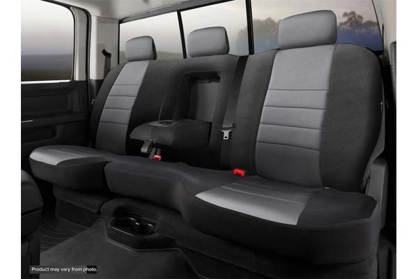 Fia Np90 Series, Neoprne Custom Fit Rear Seat Cover- Black/gray Center Panel, With Super Grip Fia Np90 Series, Neoprne Custom Fit Rear Seat Cover- Black/gray Center Panel, With Super Grip
