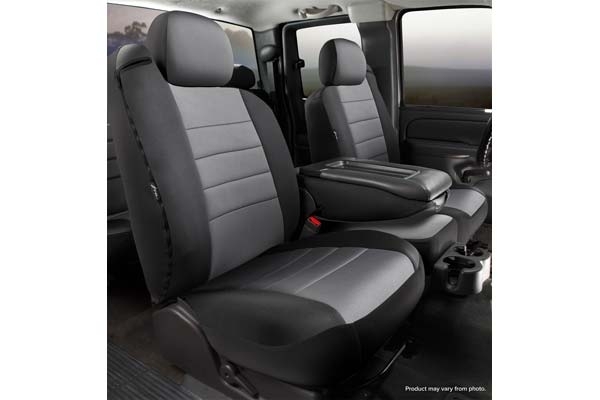 Fia Np90 Series, Neoprne Custom Fit Front Seat Cover- Black/gray Center Panel, With Super Grip Fia Np90 Series, Neoprne Custom Fit Front Seat Cover- Black/gray Center Panel, With Super Grip