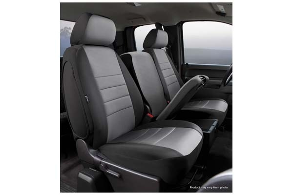 Fia Np90 Series, Neoprne Custom Fit Front Seat Cover- Black/gray Center Panel, With Super Grip Fia Np90 Series, Neoprne Custom Fit Front Seat Cover- Black/gray Center Panel, With Super Grip