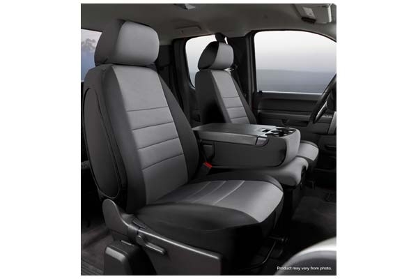 Fia Np90 Series, Neoprne Custom Fit Front Seat Cover- Black/gray Center Panel, With Super Grip Fia Np90 Series, Neoprne Custom Fit Front Seat Cover- Black/gray Center Panel, With Super Grip