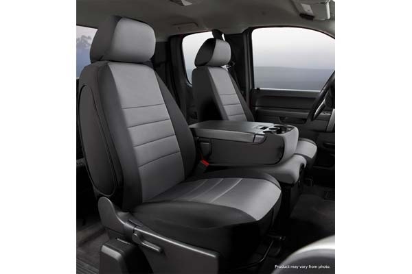 Fia Np90 Series, Neoprne Custom Fit Front Seat Cover- Black/gray Center Panel, With Super Grip Fia Np90 Series, Neoprne Custom Fit Front Seat Cover- Black/gray Center Panel, With Super Grip