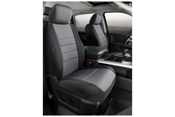 Fia Np90 Series, Neoprne Custom Fit Front Seat Cover- Black/gray Center Panel, With Super Grip Fia Np90 Series, Neoprne Custom Fit Front Seat Cover- Black/gray Center Panel, With Super Grip