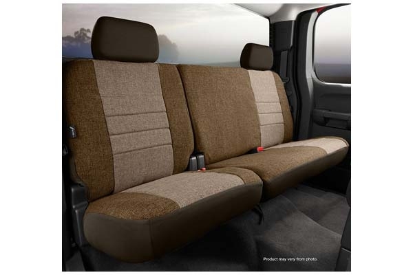 Fia Oe30 Series, Oe Tweed Custom Fit Rear Seat Cover- Taupe, With Super Grip Fastening System For