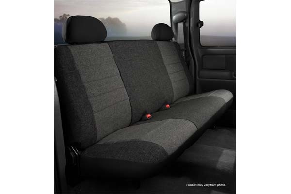 Fia Oe30 Series, Oe Tweed Custom Fit Rear Seat Cover- Charcoal, With Super Grip Fastening System