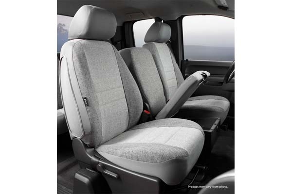 Fia Oe30 Series, Oe Tweed Custom Fit Front Seat Cover- Gray, With Super Grip Fastening System For