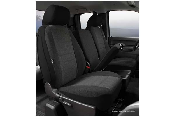 Fia Oe30 Series, Oe Tweed Custom Fit Front Seat Cover- Charcoal, With Super Grip Fastening System