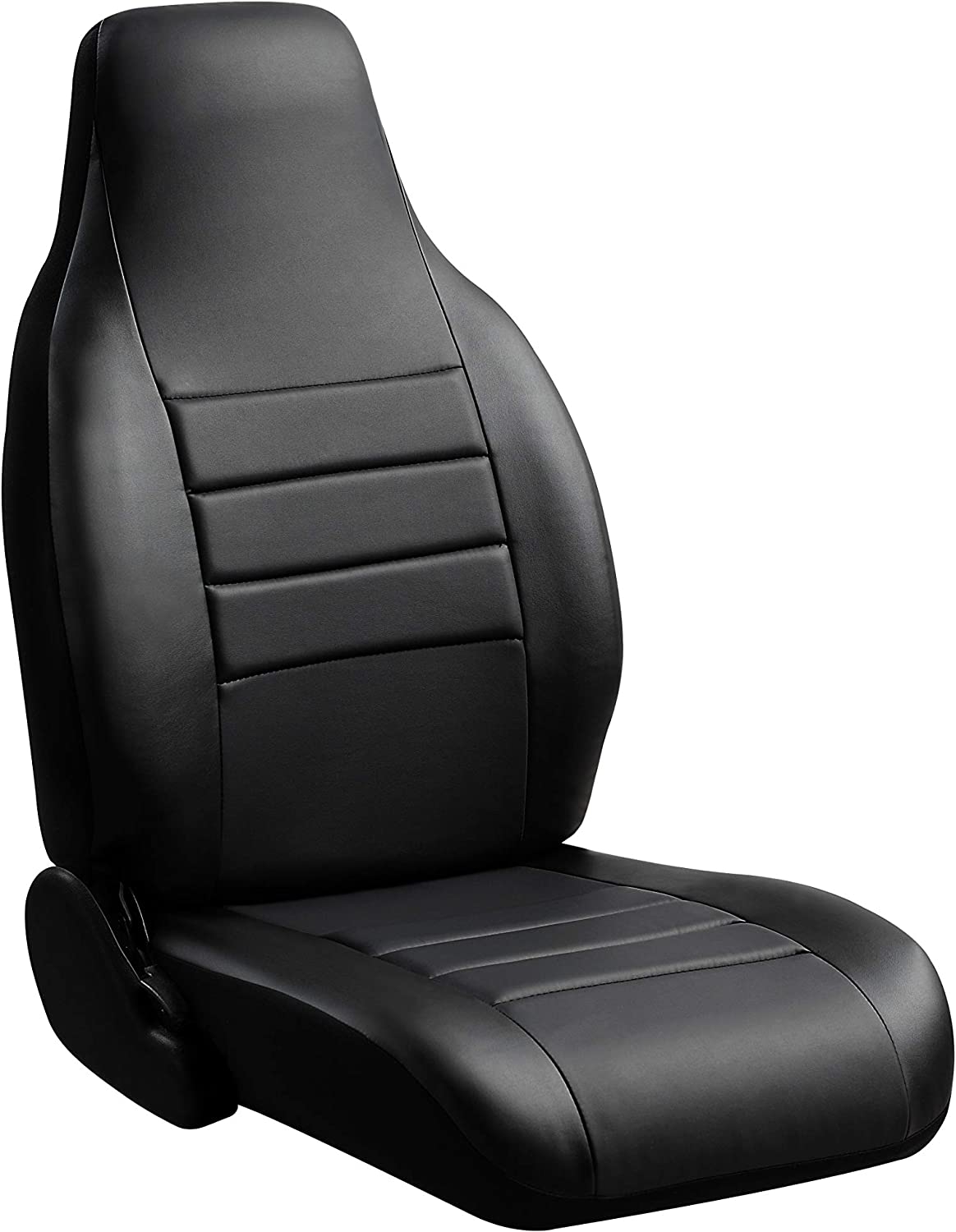 Fia Sl60 Series, Leatherlite Simulated Leather Custom Fit Rear Seat Cover- Black, With Super Grip Fia Sl60 Series, Leatherlite Simulated Leather Custom Fit Rear Seat Cover- Black, With Super Grip
