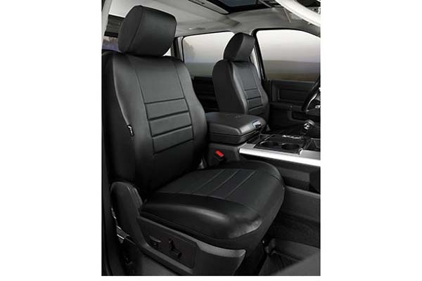 Fia Sl60 Series, Leatherlite Simulated Leather Custom Fit Front Seat Cover- Black, With Super Grip Fia Sl60 Series, Leatherlite Simulated Leather Custom Fit Front Seat Cover- Black, With Super Grip