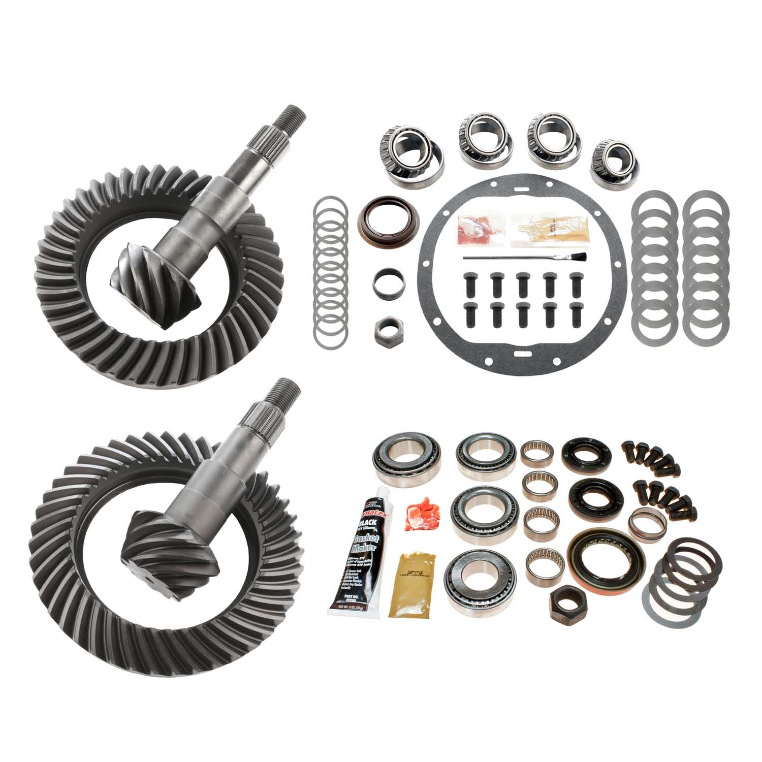 Motive Gear Differential Ring And Pinion, Differential Ring And Pinon Complete Kit, Front And Rear,