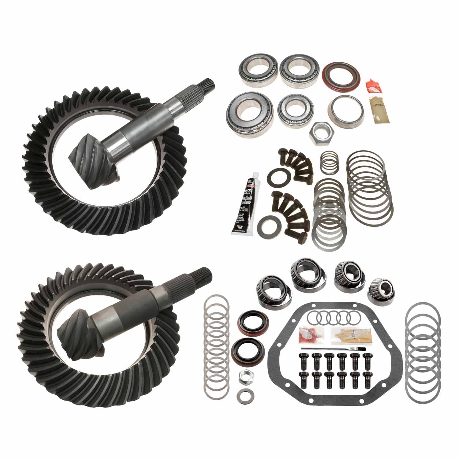 Motive Gear Differential Ring And Pinion, Differential Ring And Pinon Complete Kit, Front And Rear,