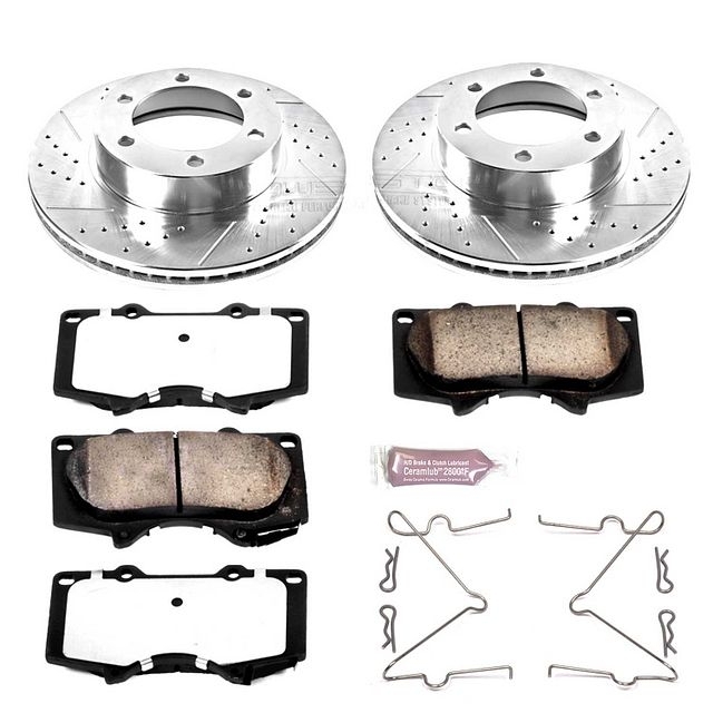 Power Stop Front Z36 Truck & Tow Brake Pad And Rotor Kit Or 00-06 Toyota Tundra, BHKQ-K2324-36 Power Stop Front Z36 Truck & Tow Brake Pad And Rotor Kit Or 00-06 Toyota Tundra, BHKQ-K2324-36
