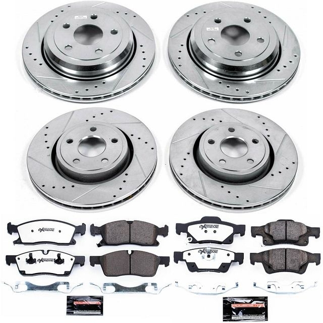 Power Stop Front And Rear Z36 Truck & Tow Brake Pad And Rotor Kit For 11-12 Jeep Grand Cherokee Wk, Power Stop Front And Rear Z36 Truck & Tow Brake Pad And Rotor Kit For 11-12 Jeep Grand Cherokee Wk,