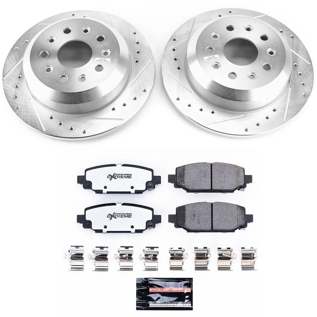 Power Stop Rear Z36 Truck & Tow Brake Pad And Rotor Kit For Jeep Wrangler Jl And Jl Unlimited Power Stop Rear Z36 Truck & Tow Brake Pad And Rotor Kit For Jeep Wrangler Jl And Jl Unlimited