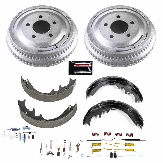 Power Stop Rear Stock Replacement Drum And Shoe Kit For 92-01 Jeep Cherokee Xj, BHKQ-KOE15327DK Power Stop Rear Stock Replacement Drum And Shoe Kit For 92-01 Jeep Cherokee Xj, BHKQ-KOE15327DK