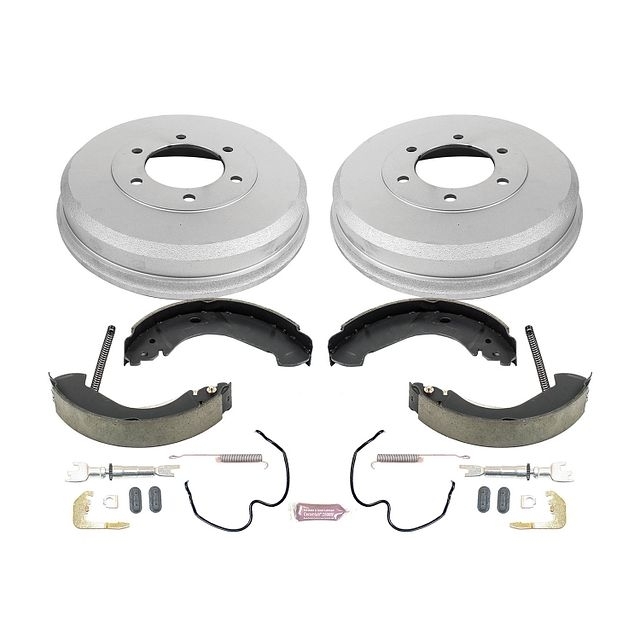 Power Stop Rear Stock Replacement Drum And Shoe Kit For 04-08 Chevrolet Colorado And Gmc Canyon, Power Stop Rear Stock Replacement Drum And Shoe Kit For 04-08 Chevrolet Colorado And Gmc Canyon,