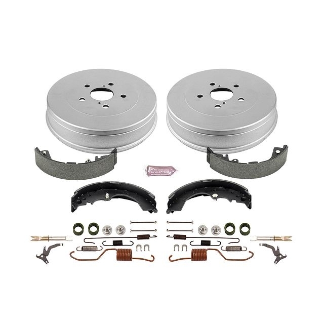 Power Stop Rear Stock Replacement Drum And Shoe Kit For 05-15 Toyota Tacoma, BHKQ-KOE15412DK Power Stop Rear Stock Replacement Drum And Shoe Kit For 05-15 Toyota Tacoma, BHKQ-KOE15412DK