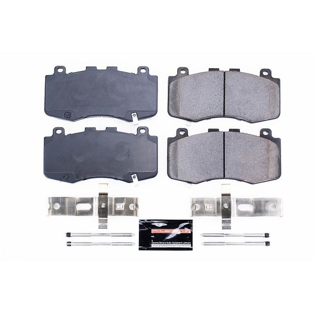 Power Stop Front Z23 Evolution Carbon-Fiber Ceramic Brake Pads For 18+ Jeep Grand Cherokee Wk Srt Power Stop Front Z23 Evolution Carbon-Fiber Ceramic Brake Pads For 18+ Jeep Grand Cherokee Wk Srt