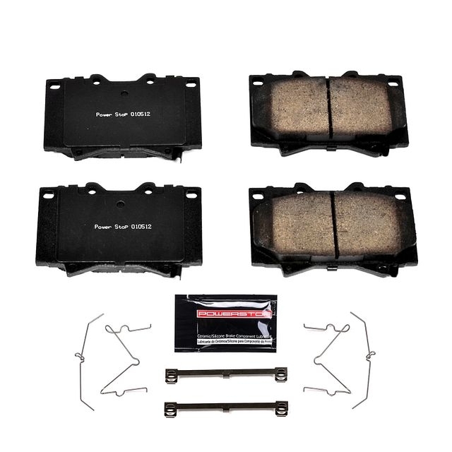Power Stop Front Z23 Evolution Carbon-Fiber Ceramic Brake Pads For 98-07 Toyota Land Cruiser, Power Stop Front Z23 Evolution Carbon-Fiber Ceramic Brake Pads For 98-07 Toyota Land Cruiser,