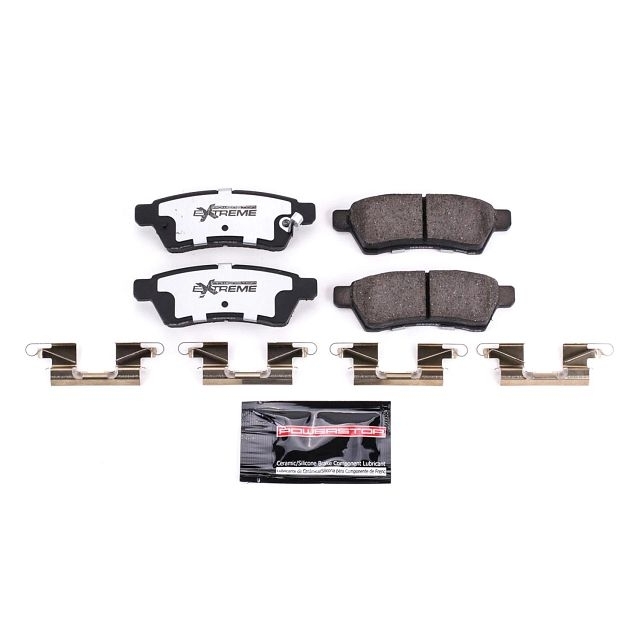 Power Stop Rear Z36 Truck & Tow Brake Pad Set For 05+ Nissan Frontier, 05-15 Xterra, BHKQ-Z36-1100 Power Stop Rear Z36 Truck & Tow Brake Pad Set For 05+ Nissan Frontier, 05-15 Xterra, BHKQ-Z36-1100