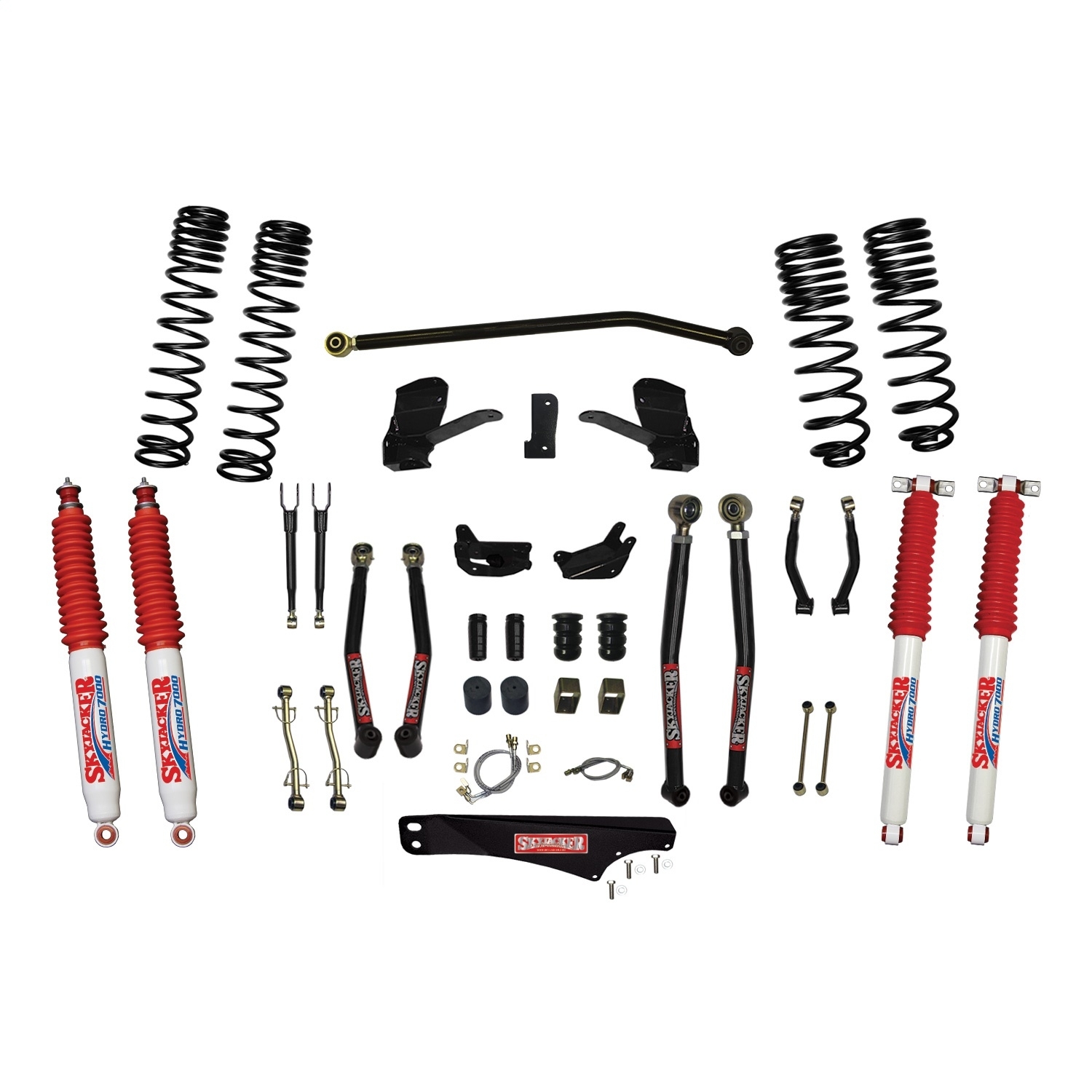 Skyjacker 6 Inch Dual Rate Long Travel Long Arm Suspension Lift Kit & Hydro 7000 Shocks, Suspension Skyjacker 6 Inch Dual Rate Long Travel Long Arm Suspension Lift Kit & Hydro 7000 Shocks, Suspension