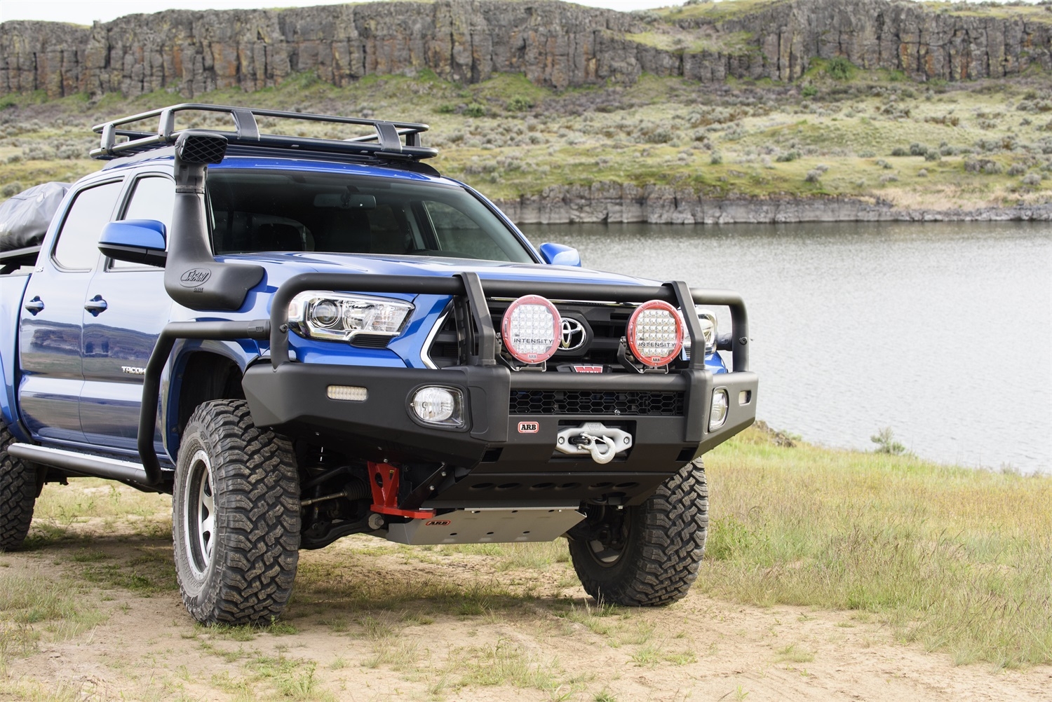 Arb Summit Bumper; Integrit Textured Black Powder Coat Finish; Air Bag Compatible; Tow Points; Arb Summit Bumper; Integrit Textured Black Powder Coat Finish; Air Bag Compatible; Tow Points;
