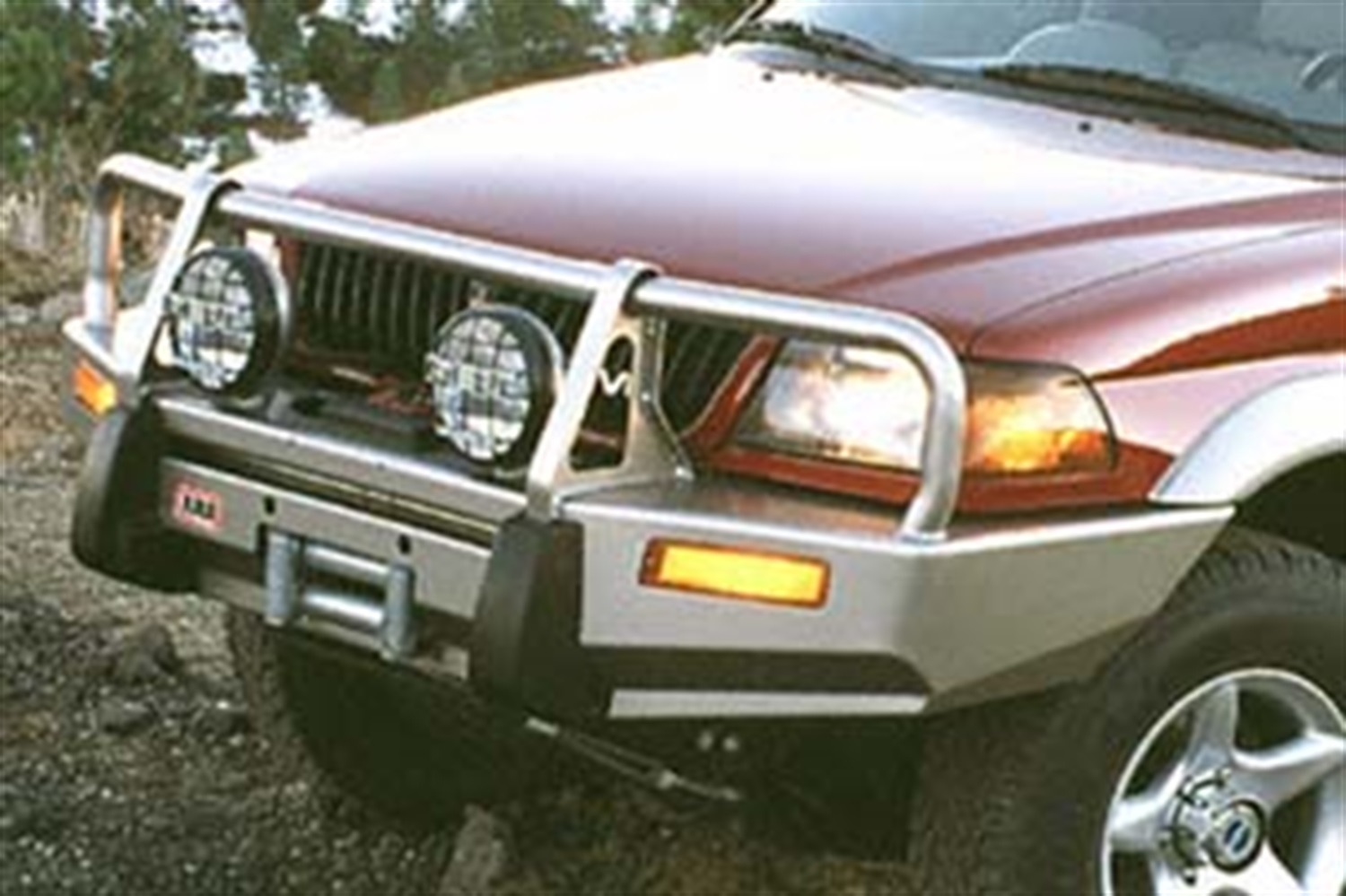 Arb Front Deluxe Bull Bar Winch Mount Bumper;, BHWQ-3435010 Arb Front Deluxe Bull Bar Winch Mount Bumper;, BHWQ-3435010
