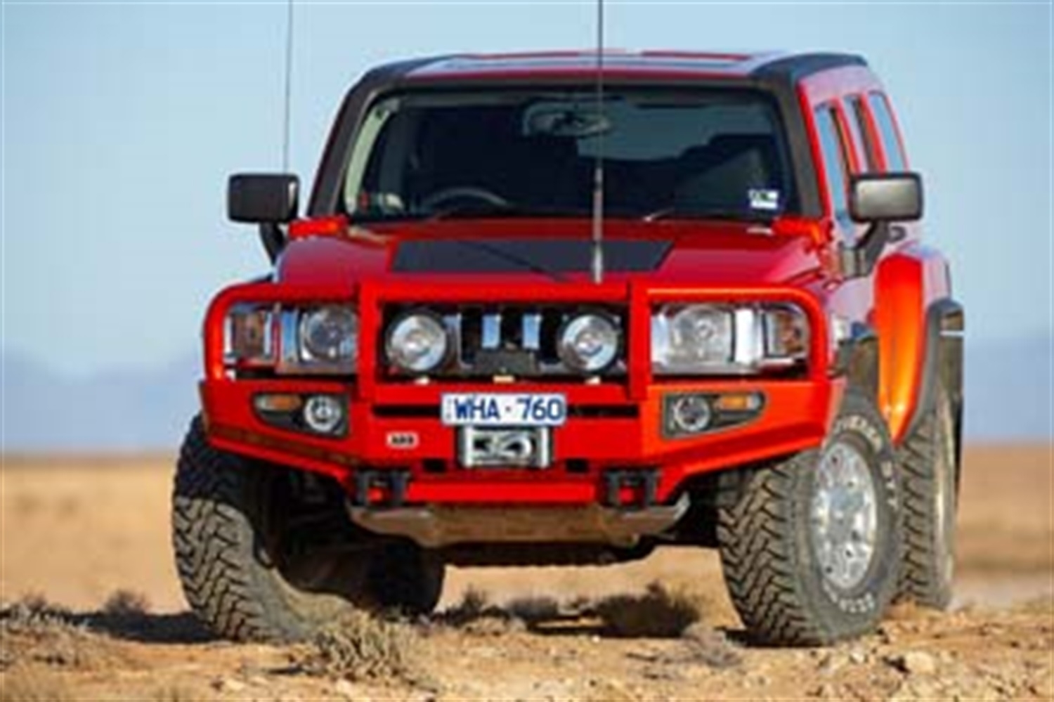 Arb Front Deluxe Bull Bar Winch Mount Bumper; W/o Flares; Black;, BHWQ-3468020 Arb Front Deluxe Bull Bar Winch Mount Bumper; W/o Flares; Black;, BHWQ-3468020