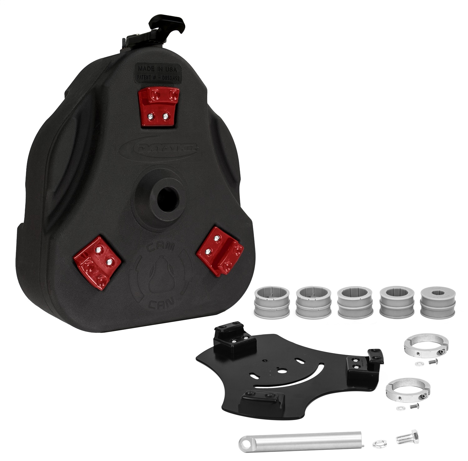 Daystar Can Cam/trail Box Roll Bar Mounting Kit, Fits 2 In./1 3/4 In./ 1 1/2 In./7/8 In. Tubing, Daystar Can Cam/trail Box Roll Bar Mounting Kit, Fits 2 In./1 3/4 In./ 1 1/2 In./7/8 In. Tubing,