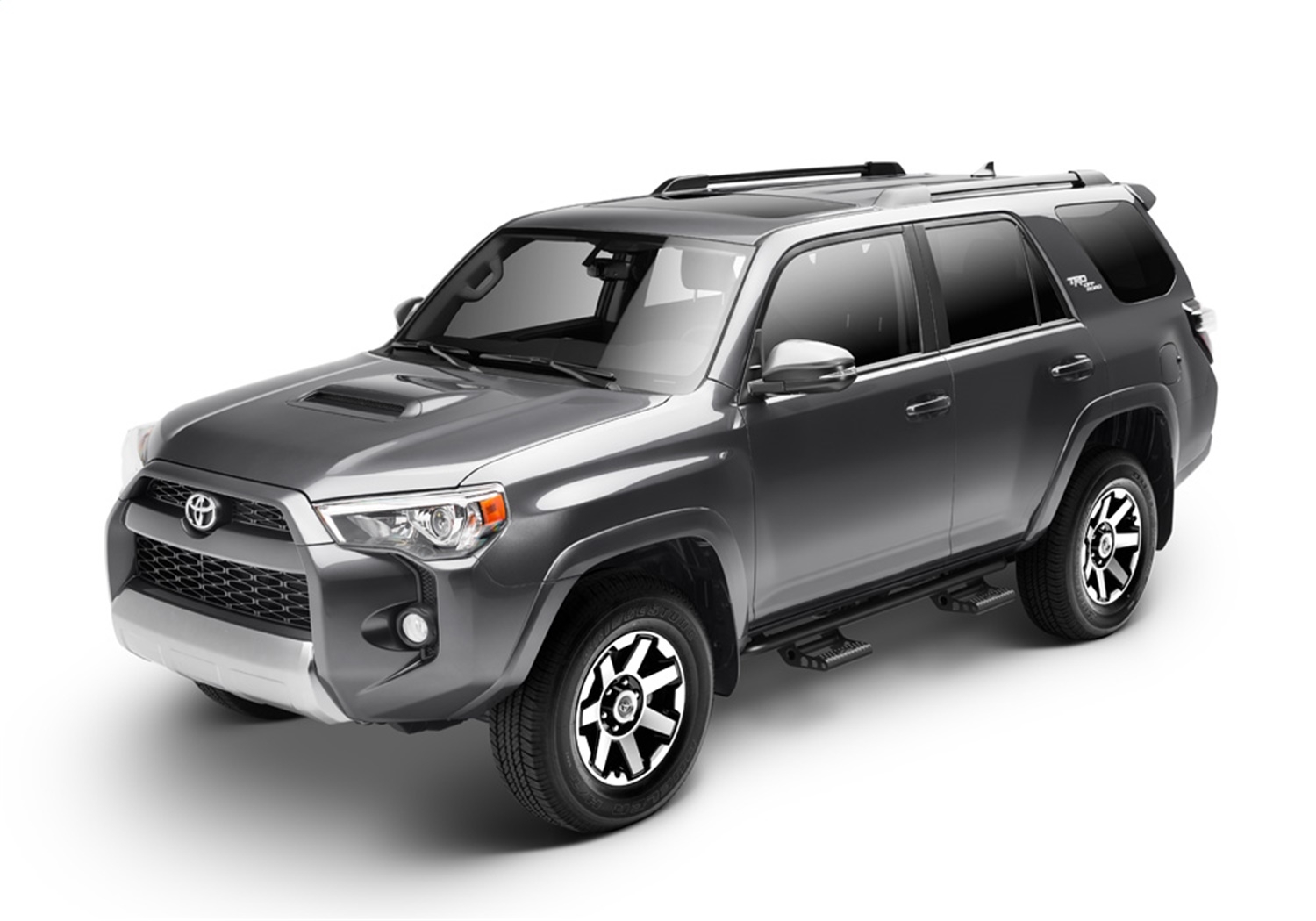 N-Fab Rkr Step System, Full Length (1 Step Mount/1 Step Per Side), 1.75 In. Rails, 2010-2020 Toyota N-Fab Rkr Step System, Full Length (1 Step Mount/1 Step Per Side), 1.75 In. Rails, 2010-2020 Toyota