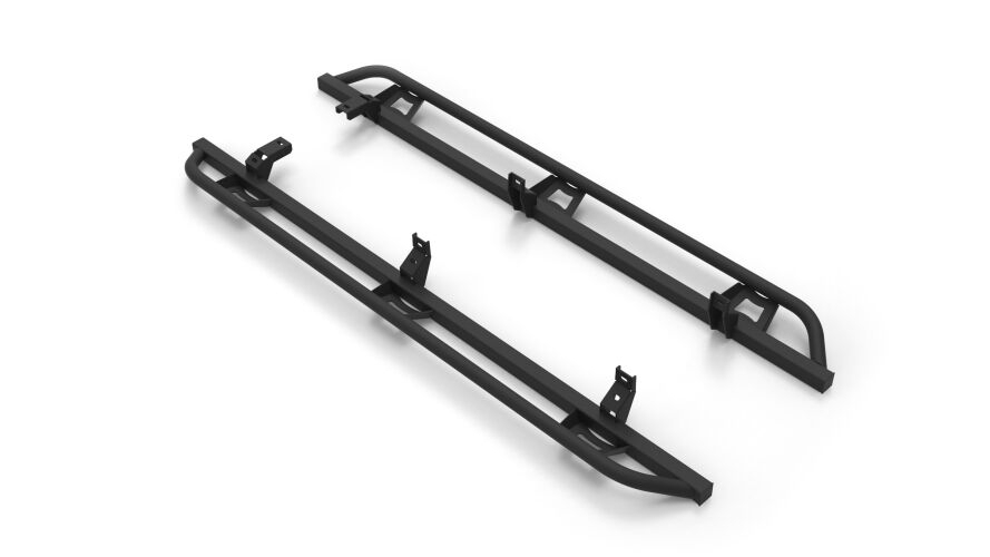 N-Fab Full Length Trailslider For Ford Bronco 4-Door (Textured Black) | 21-22 Ford Bronco, N-Fab Full Length Trailslider For Ford Bronco 4-Door (Textured Black) | 21-22 Ford Bronco,