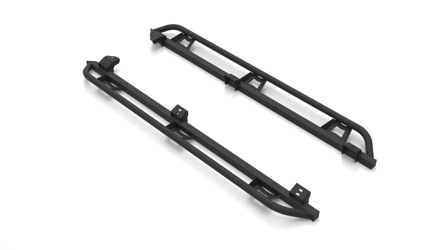 N-Fab Cab Length Trailslider For Toyota Tacoma Double Cab (Textured Black) | 16-22 Toyota Tacoma, N-Fab Cab Length Trailslider For Toyota Tacoma Double Cab (Textured Black) | 16-22 Toyota Tacoma,