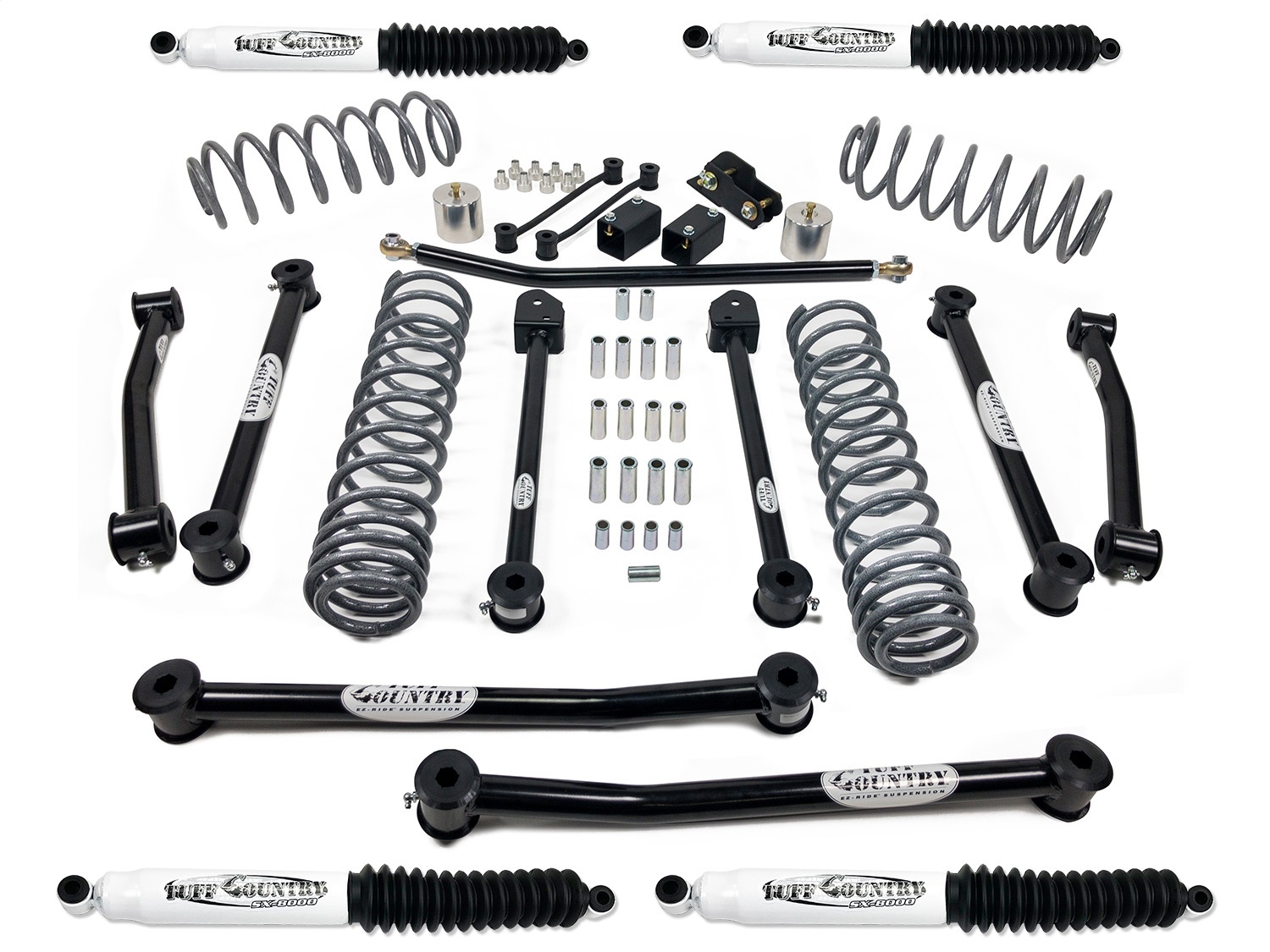 Tuff Country Complete Kit (W/sx8000 Shocks)-4In., Suspension Parts, BKFW-44100KN
