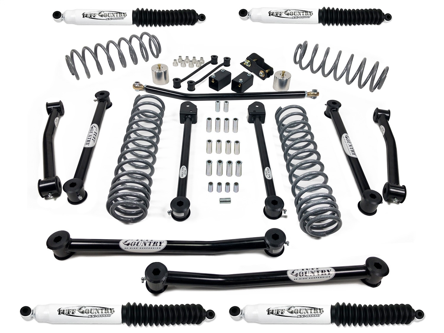 Tuff Country Complete Kit (W/sx8000 Shocks)-4In., Suspension Parts, BKFW-44100KN Tuff Country Complete Kit (W/sx8000 Shocks)-4In., Suspension Parts, BKFW-44100KN